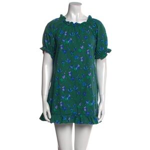 Hill House | The Katherine Nap Dress | Emerald Space Floral | Size S